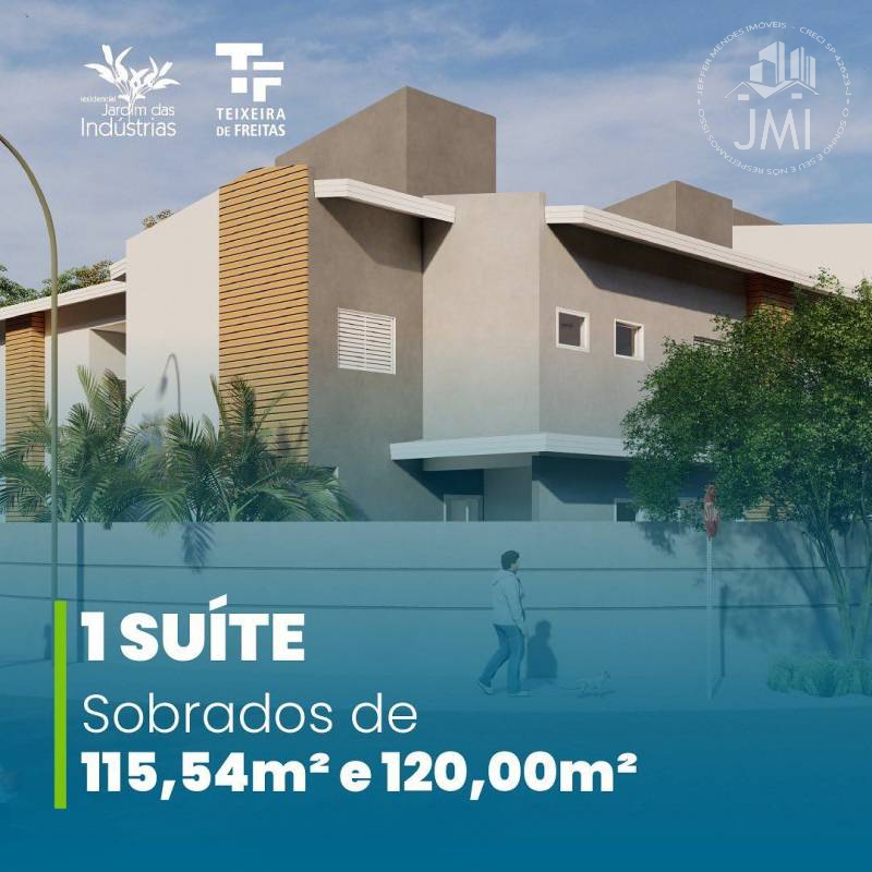 Sobrado com 3 quartos, 120m², à venda em São José dos Campos, Jardim das Indústrias